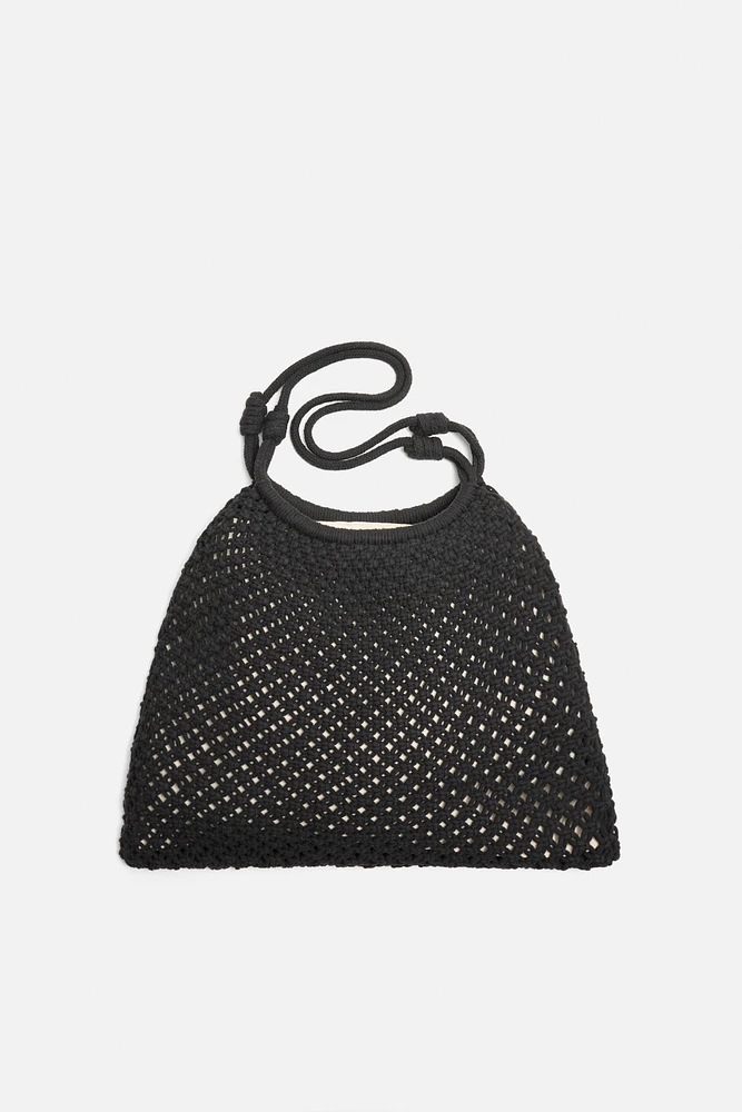 MACRAMÉ SHOPPER BAG