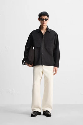 CHEMISE RELAXED FIT SEERSUCKER