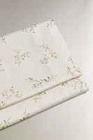 FLORAL PRINT FLAT SHEET