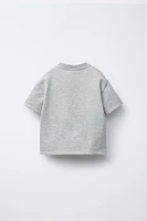 LACE TEXT T-SHIRT