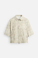 ABSTRACT PRINT OVERSHIRT