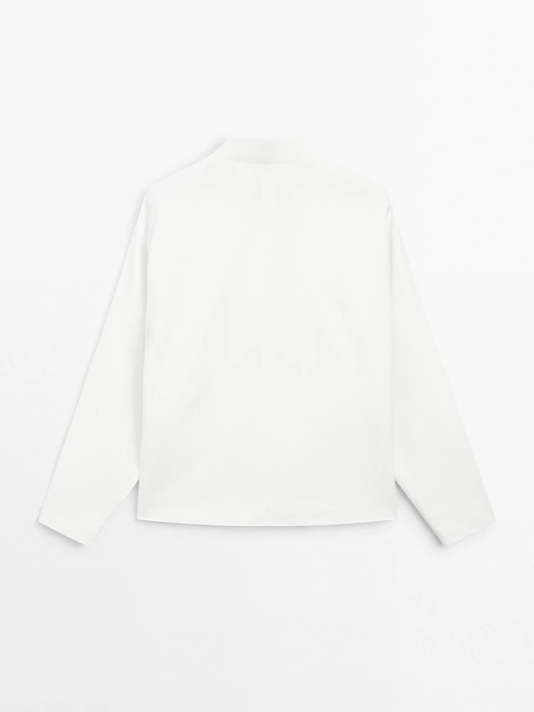 Blazer fluide boutons dorés - STUDIO