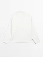 Blazer fluide boutons dorés - STUDIO