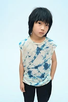 LINEN TIE-DYE T-SHIRT X FANGLU LIN