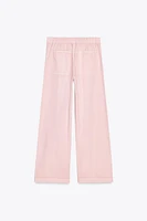 PANTALON STYLE PYJAMA À PLIS