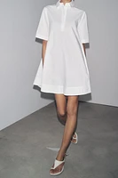 ZW COLLECTION POPLIN SHORT DRESS