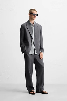 100% LINEN SUIT BLAZER
