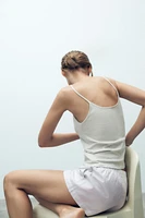 LINEN BLEND TANK TOP