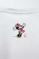MINNIE MOUSE © DISNEY EMBOSSED FLORAL T-SHIRT