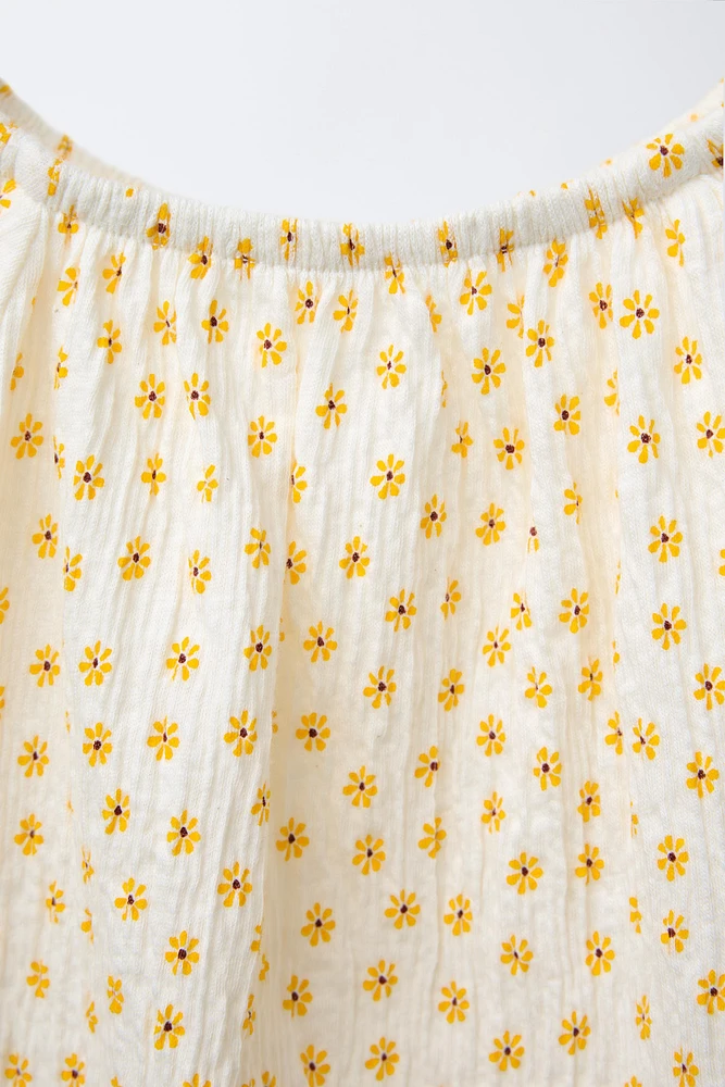 LACE PRINT T-SHIRT