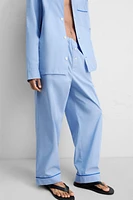 PANTALON DE PYJAMA CONTRASTÉ