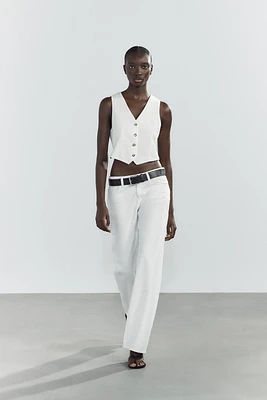 GILET AJOURÉ AU DOS