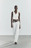 GILET AJOURÉ AU DOS