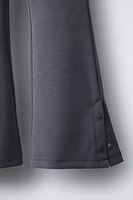 BUTTONED FLARED LEGGINGS