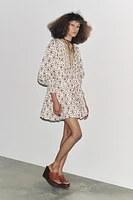 ZW COLLECTION PRINTED SHORT DRESS