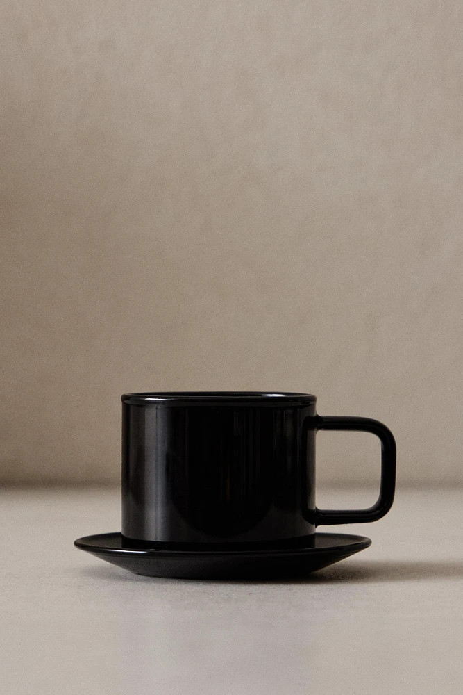 TASSE ET SOUCOUPE BOROSILICATE
