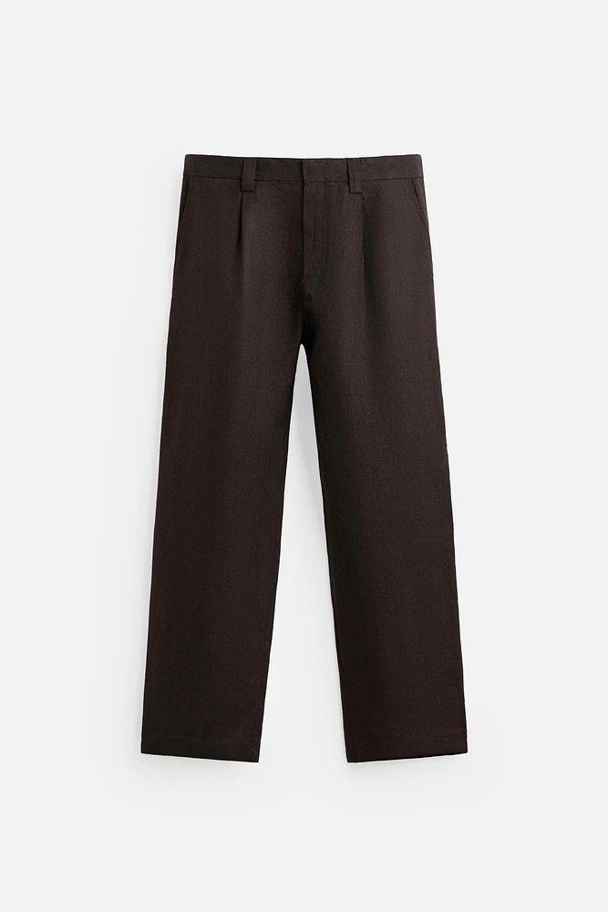 SUIT PANTS 100% LINEN