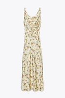 ZW COLLECTION PRINTED SATIN DRESS