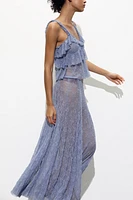 LONG LACE SKIRT