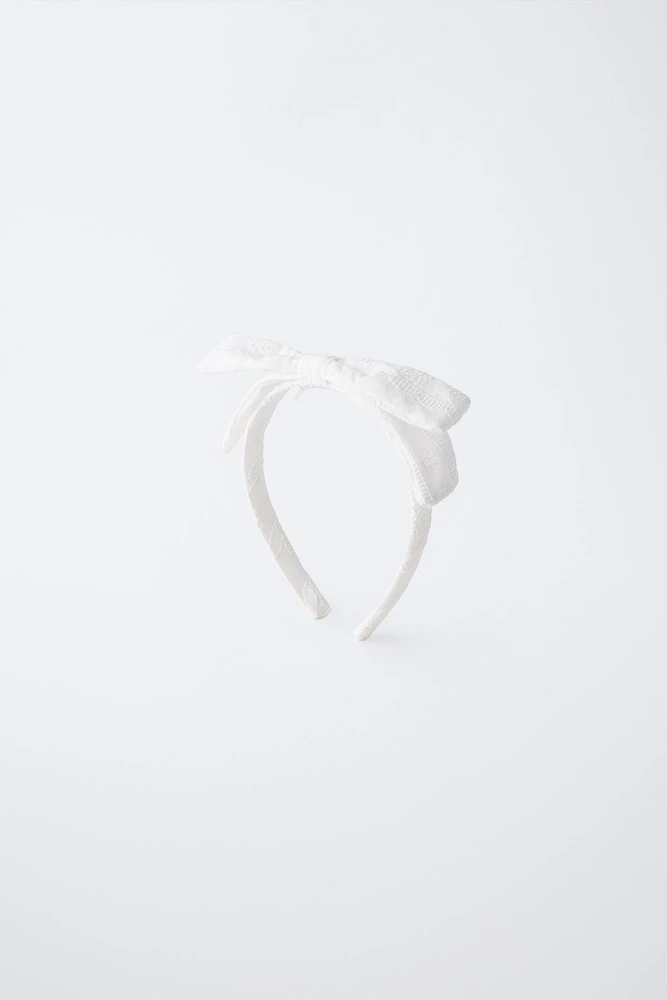 OPENWORK BOW HEADBAND