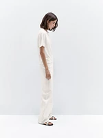 T-shirt manches courtes couture dos