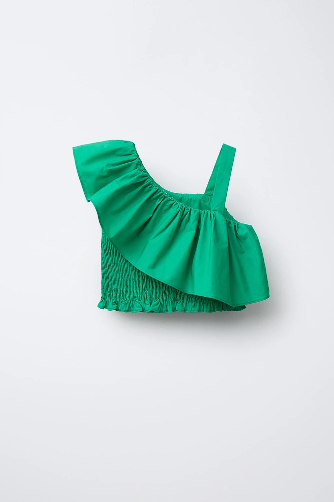 RUFFLED TOP