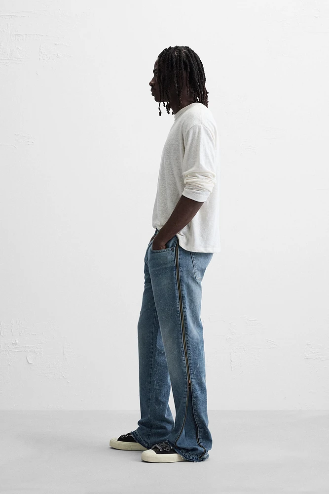 JEAN FLARE AVEC ZIPS