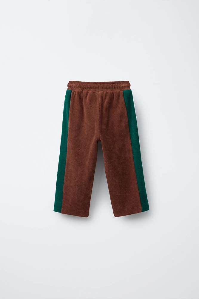 PANTALON EN TISSU ÉPONGE