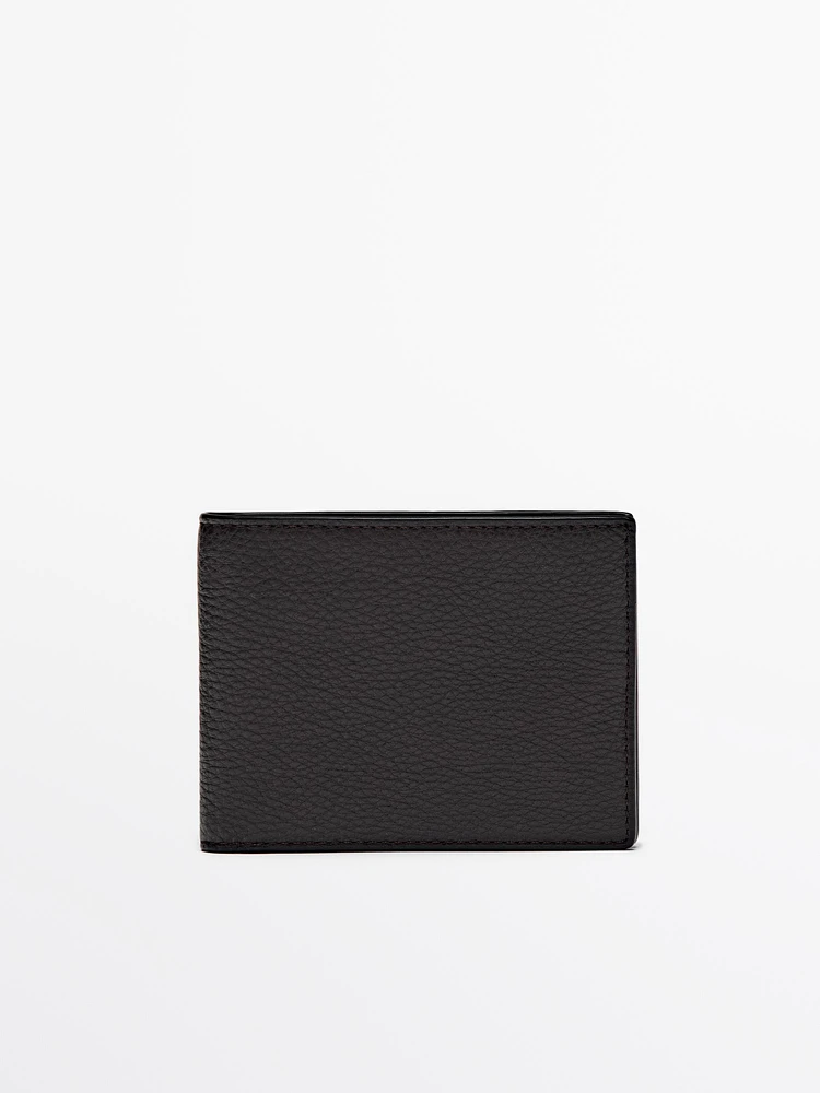 Nappa leather landscape wallet