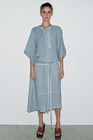 LIMITED EDITION LINEN SHIRT DRESS