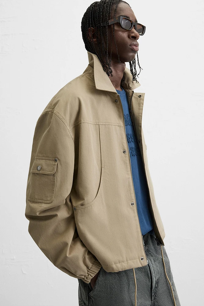 RELAXED FIT POCKET JACKET