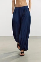 TEXTURED BALLOON PANTS
