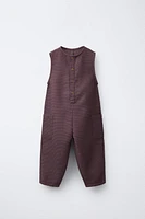 WAFFLE LONG JUMPSUIT