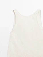 Robe longue fluide à volants