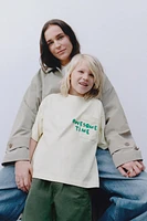 POCKET T-SHIRT WITH TEXT