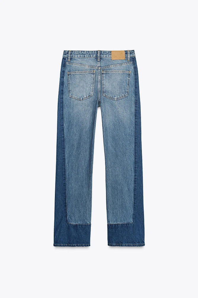 STRAIGHT CUT MID RISE JEANS ZW COLLECTION