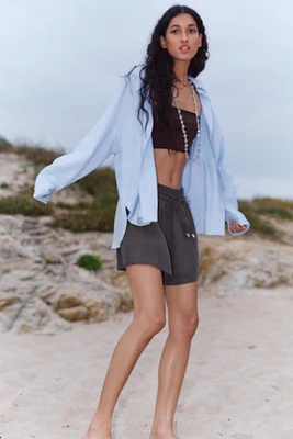LINEN BOXER SHORTS