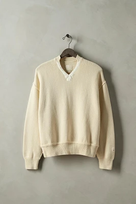 V-NECK SWEATER X SR_A