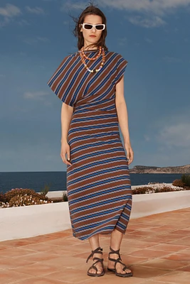 ROBE DRAPÉE RAYURES LIMITED EDITION