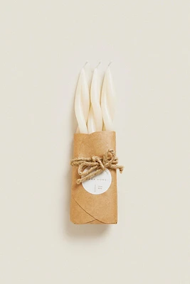SET OF DECORATIVE SPIRAL TAPER CANDLES (SET OF 3)