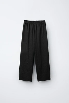 PANTALON DROIT PIQUÉ