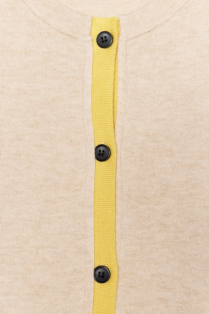 COMBINATION KNIT JACKET