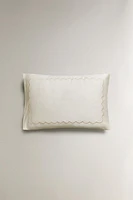 EMBROIDERED PILLOWCASE