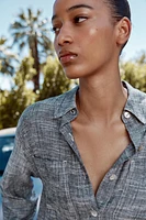 CHEMISE COURTE À POCHES