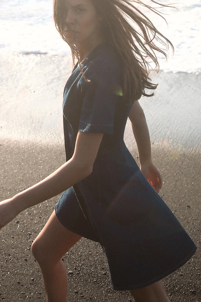 ROBE Z1975 COURTE EN JEAN