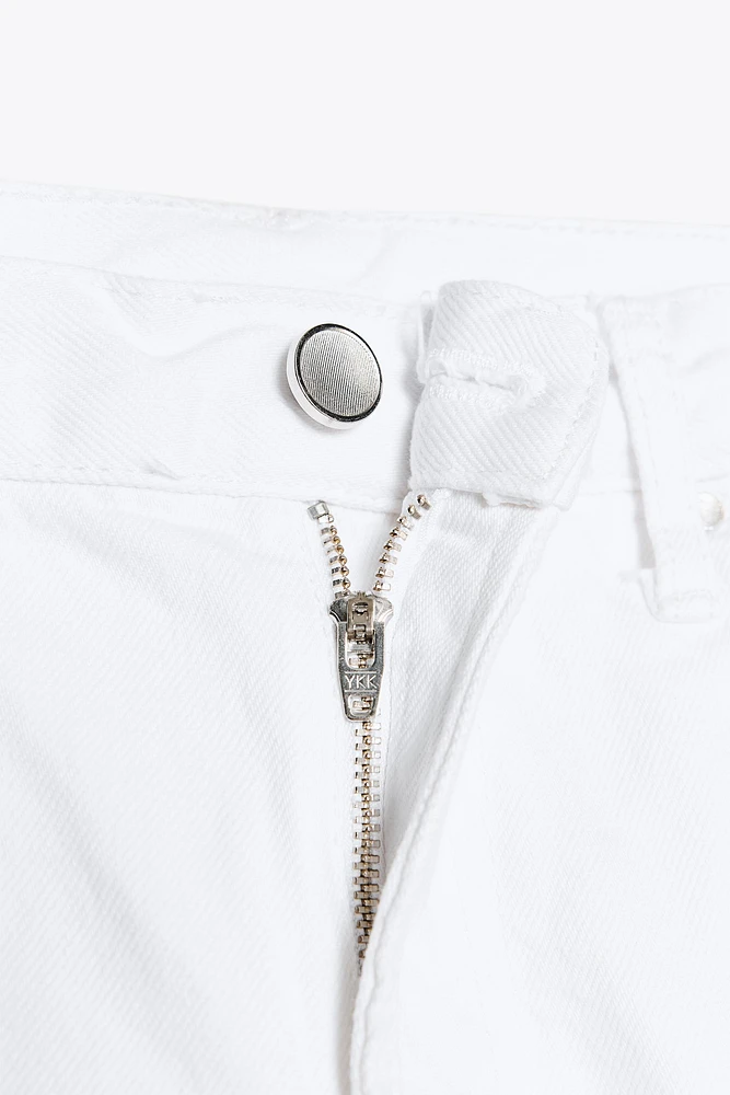 ZW COLLECTION WIDE LEG LOW-RISE JEANS