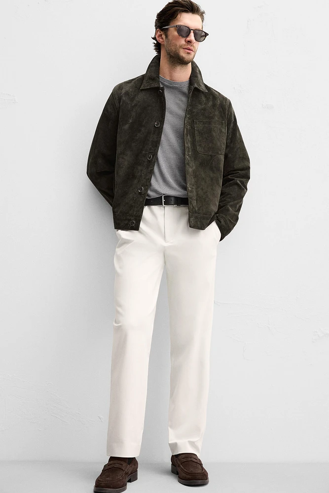 TEXTURED PANTS