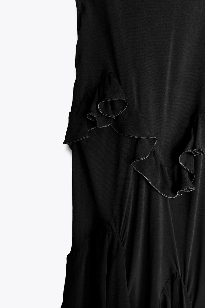 ZW COLLECTION LONG RUFFLE DRESS