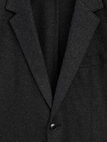 100% wool flowing blazer