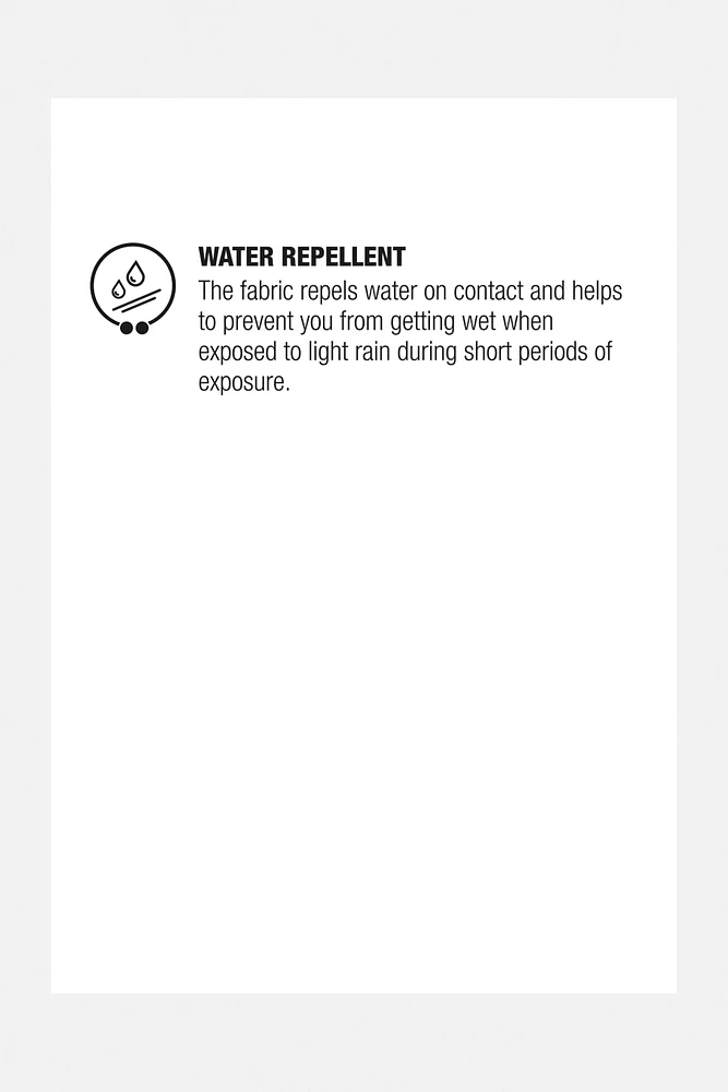 WATER REPELLENT CONTRAST JACKET